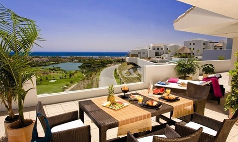 Moderne Frontline golf appartementen te koop, Marbella -Benahavis 