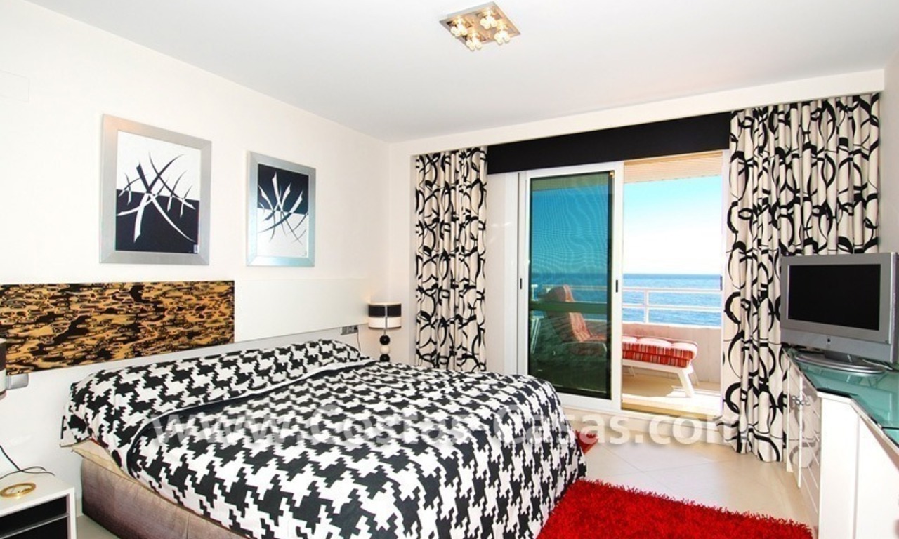 Beachfront modern appartement te koop, Golden Mile, Marbella 15