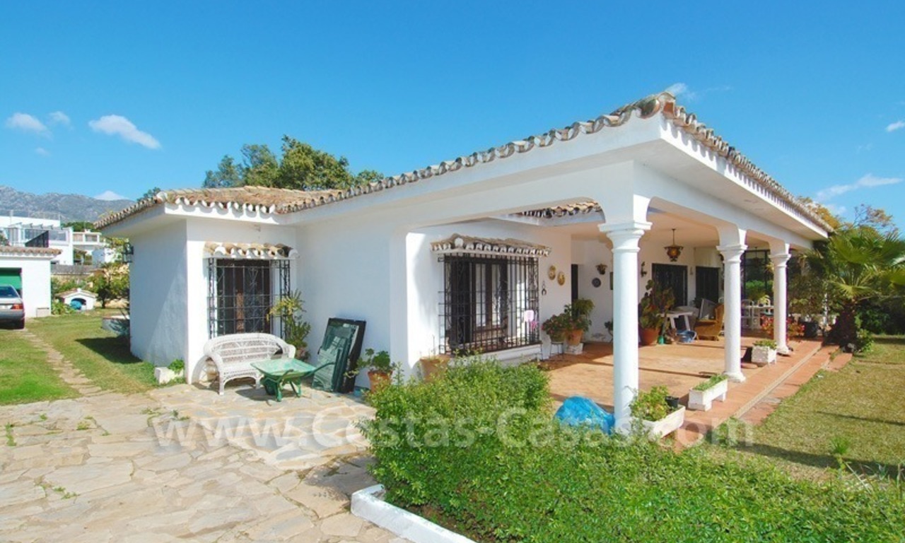 Bouwgrond met vrijstaande villa te koop in Marbella centrum 4