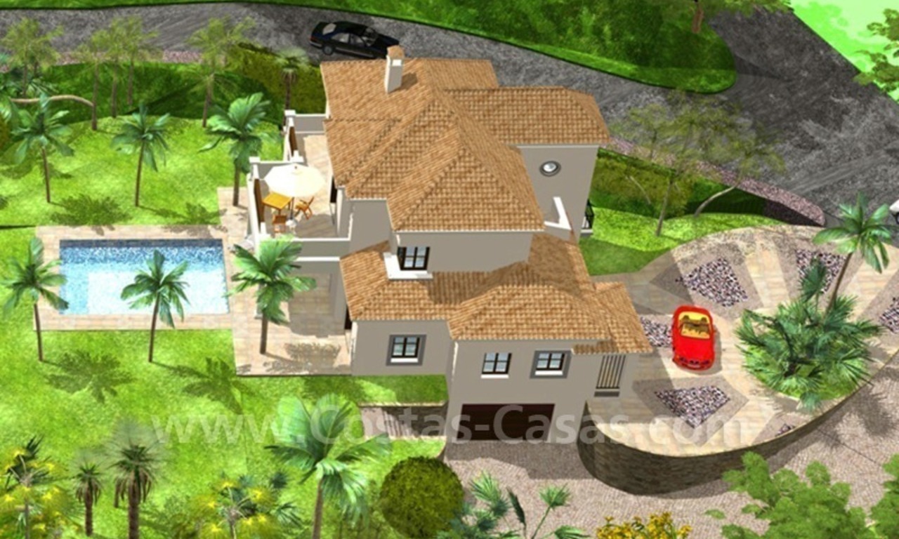 Af te bouwen villa te koop in Marbella 0