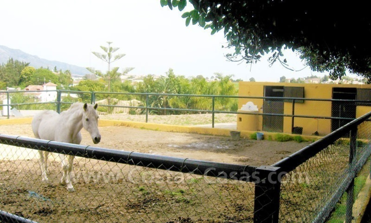 Rustieke villa – finca met paardenstallen en manege te koop in Marbella aan de Costa del Sol 29