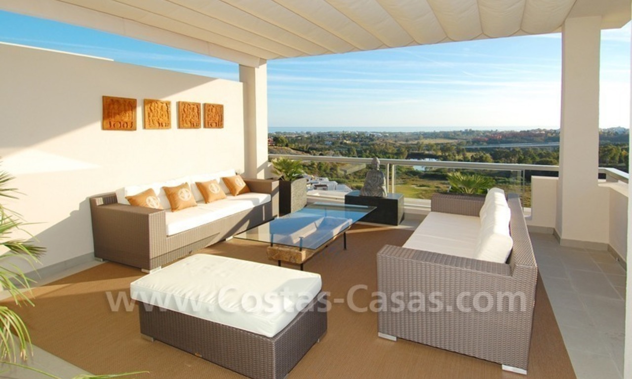 Nieuw luxe penthouse vakantie appartement in moderne stijl te huur, Marbella - Costa del Sol 9