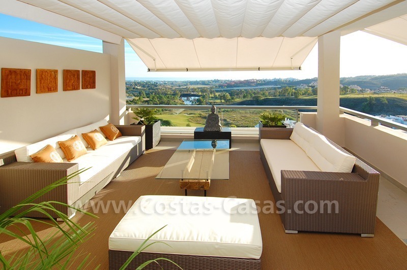 Nieuw luxe penthouse vakantie appartement in moderne stijl te huur, Marbella - Costa del Sol