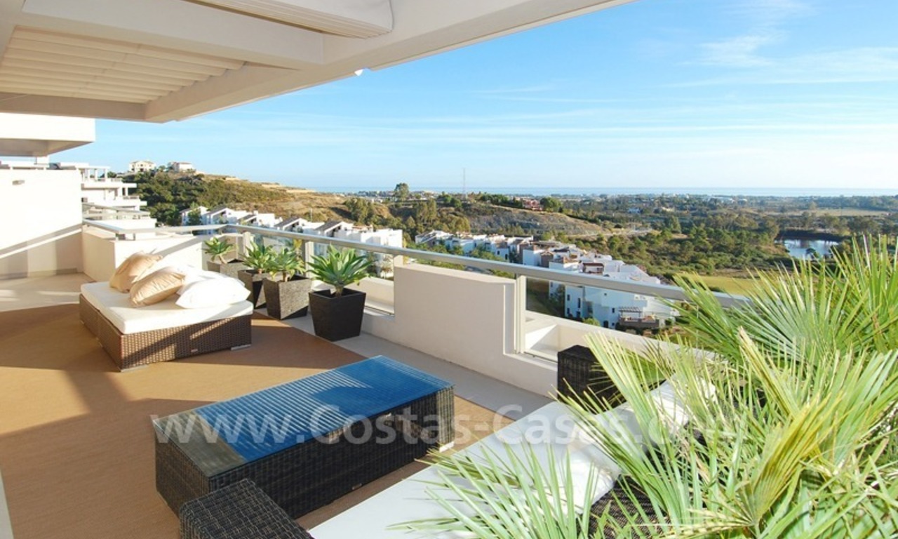 Nieuw luxe penthouse vakantie appartement in moderne stijl te huur, Marbella - Costa del Sol 11