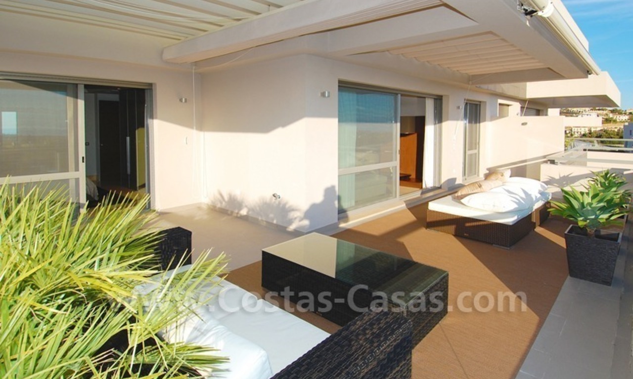 Nieuw luxe penthouse vakantie appartement in moderne stijl te huur, Marbella - Costa del Sol 12