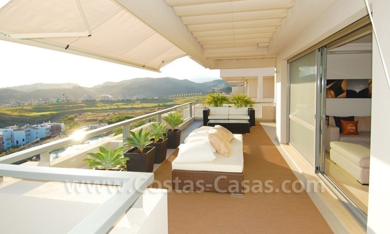 Nieuw luxe penthouse vakantie appartement in moderne stijl te huur, Marbella - Costa del Sol 14