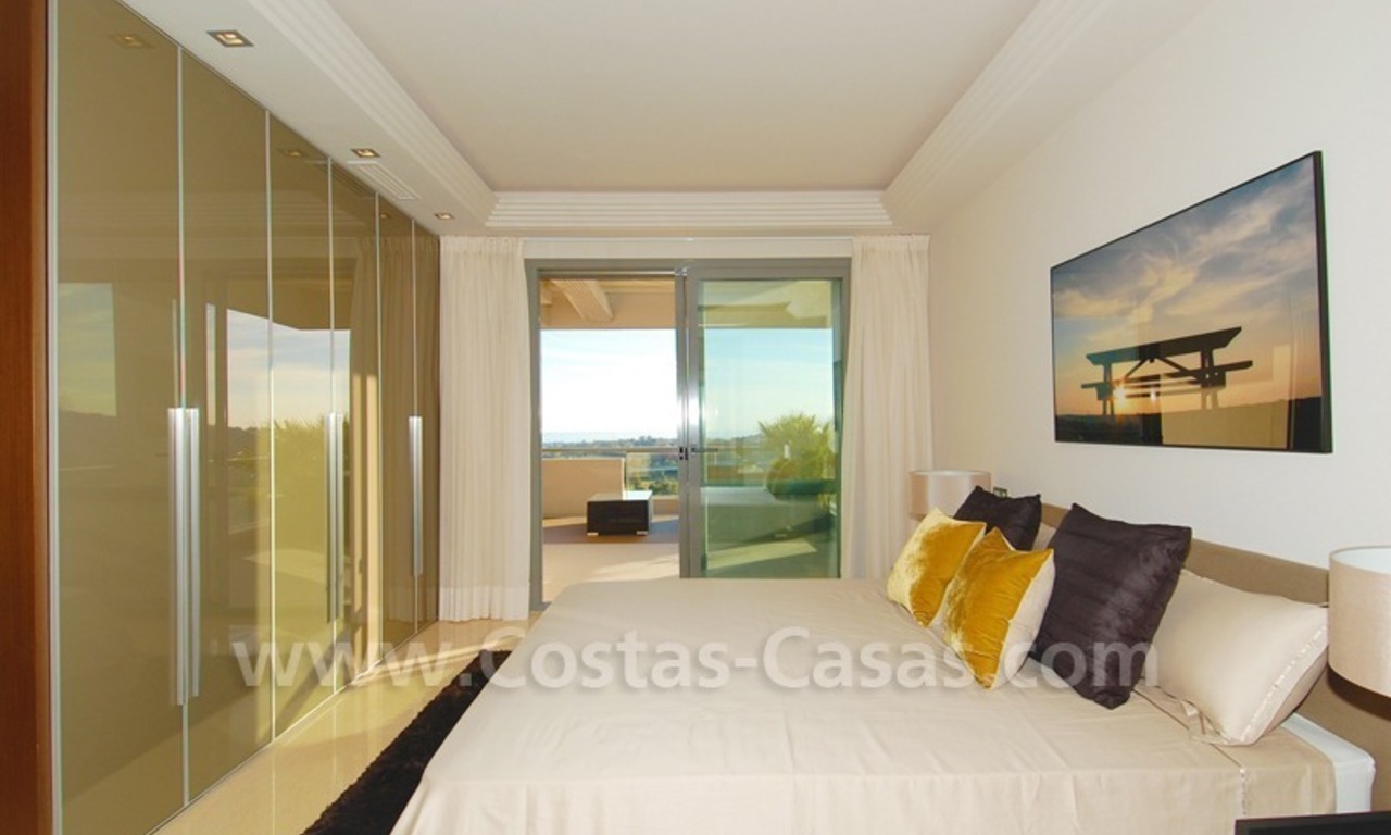 Nieuw luxe penthouse vakantie appartement in moderne stijl te huur, Marbella - Costa del Sol 26