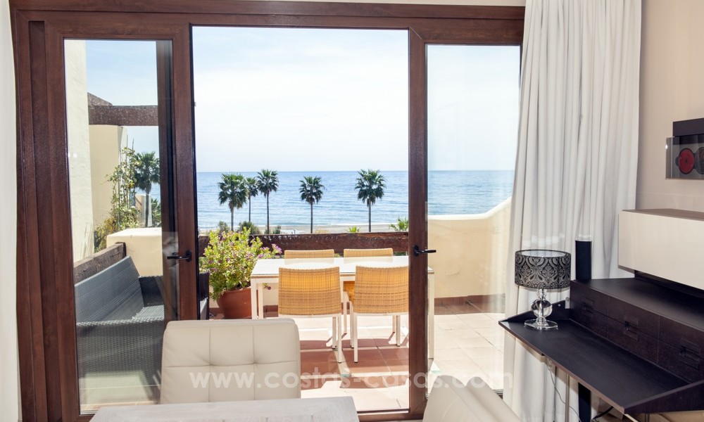 Luxe penthouse appartement te koop, eerstelijns strand complex, New Golden Mile, Marbella - Estepona 22508