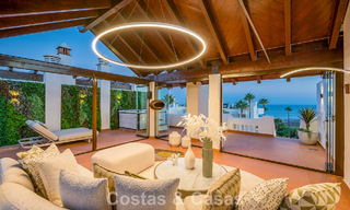 Luxe penthouses en appartementen te koop, eerstelijnsstrand complex, New Golden Mile, Marbella - Estepona 795162 