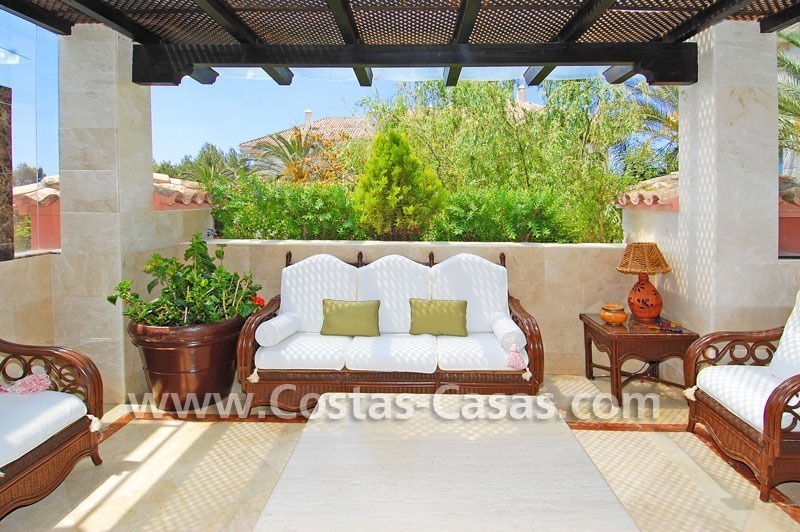 Ruim luxe penthouse appartement te koop op de Golden Mile in Marbella