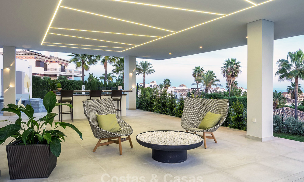 Nieuwe moderne luxe design villa´s te koop, Marbella - Benahavis, instapklaar, met golf- en zeezicht 7058