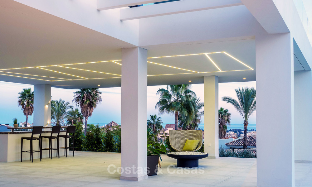 Nieuwe moderne luxe design villa´s te koop, Marbella - Benahavis, instapklaar, met golf- en zeezicht 7060