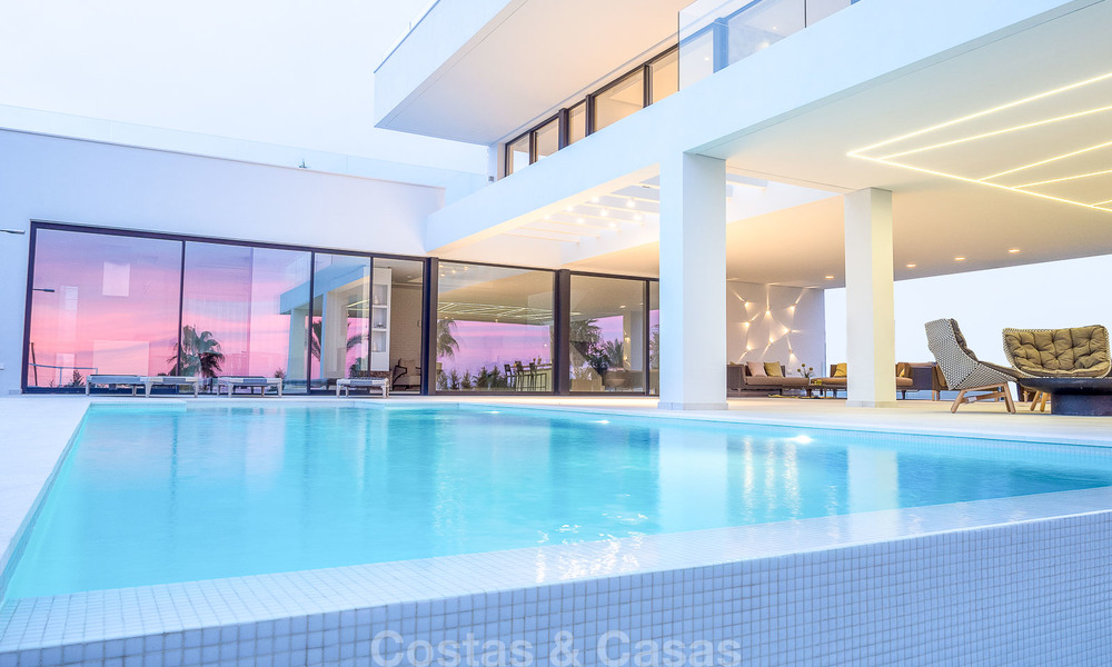 Nieuwe moderne luxe design villa´s te koop, Marbella - Benahavis, instapklaar, met golf- en zeezicht 7063