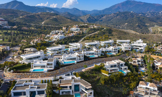 Nieuwe moderne luxe design villa´s te koop, Marbella - Benahavis, instapklaar, met golf- en zeezicht 52798 