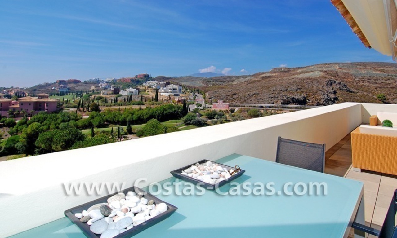 Modern luxe eerstelijngolf penthouse appartement te koop in een 5*golfresort, Marbella – Benahavis – Estepona 3