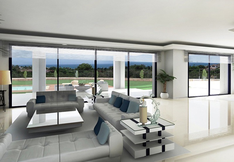 Moderne villa in aanbouw te koop aan de golf, Marbella – Benahavis