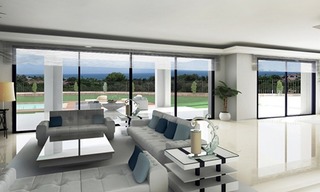 Moderne villa in aanbouw te koop aan de golf, Marbella – Benahavis 0