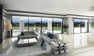 Moderne villa in aanbouw te koop aan de golf, Marbella – Benahavis 1