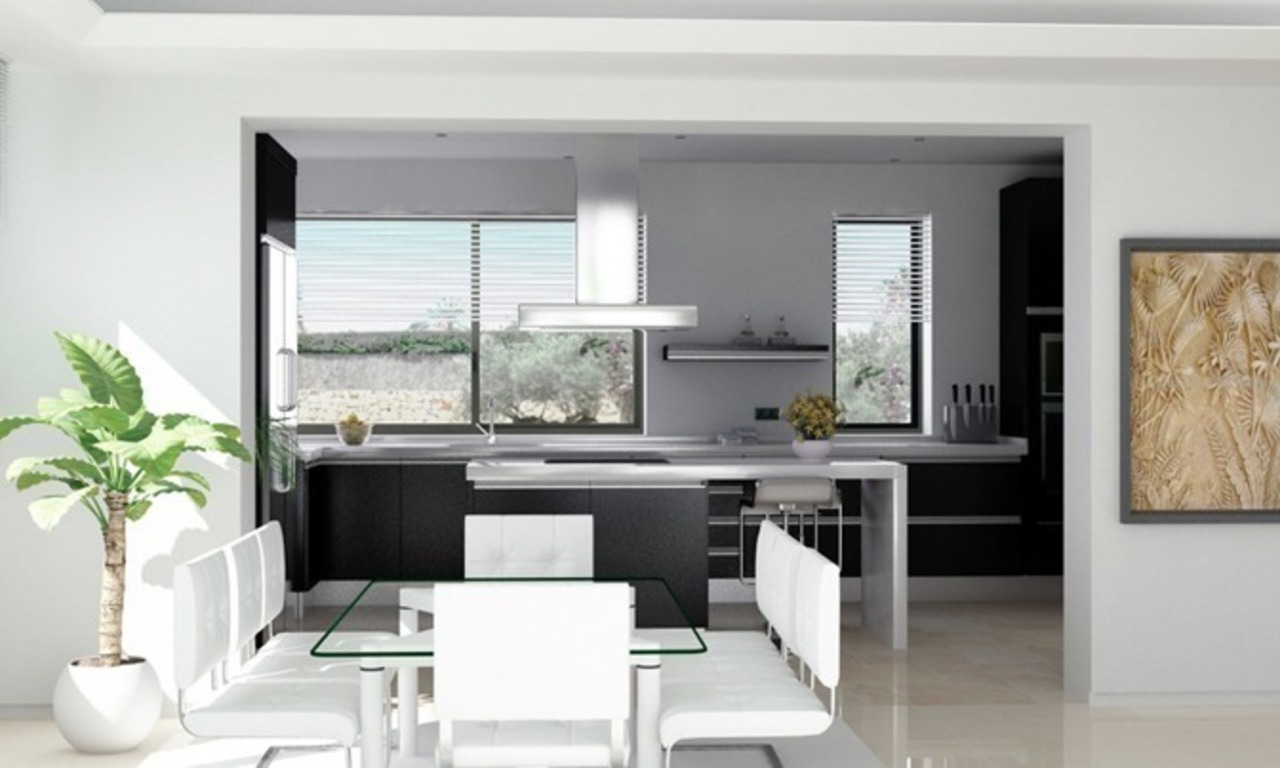 Moderne villa in aanbouw te koop aan de golf, Marbella – Benahavis 2