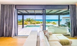 Moderne eerstelijn strand villa te koop in Marbella met schitterend zeezicht 1191 
