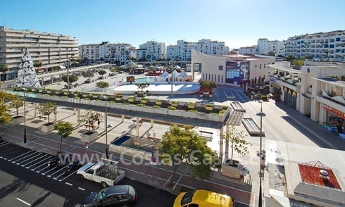 Luxe appartement te koop in het centrum van Puerto Banus te Marbella 