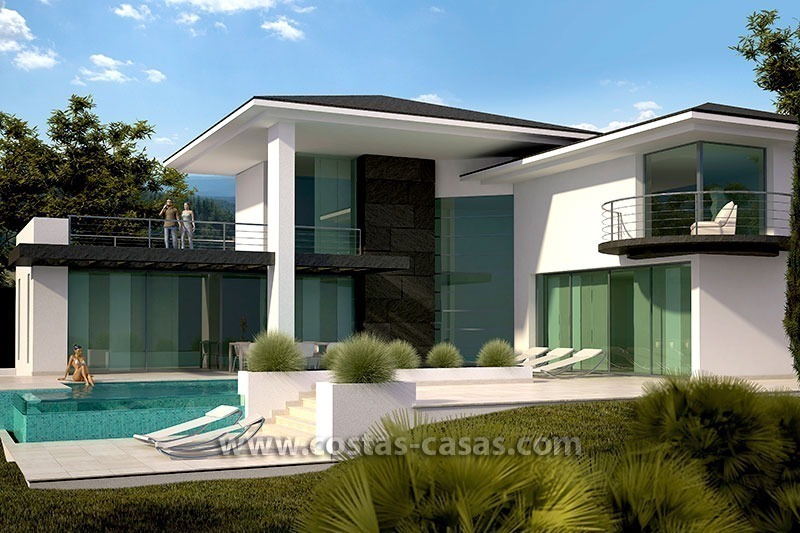 Nieuwe, moderne luxe villa te koop in Marbella, Costa del Sol