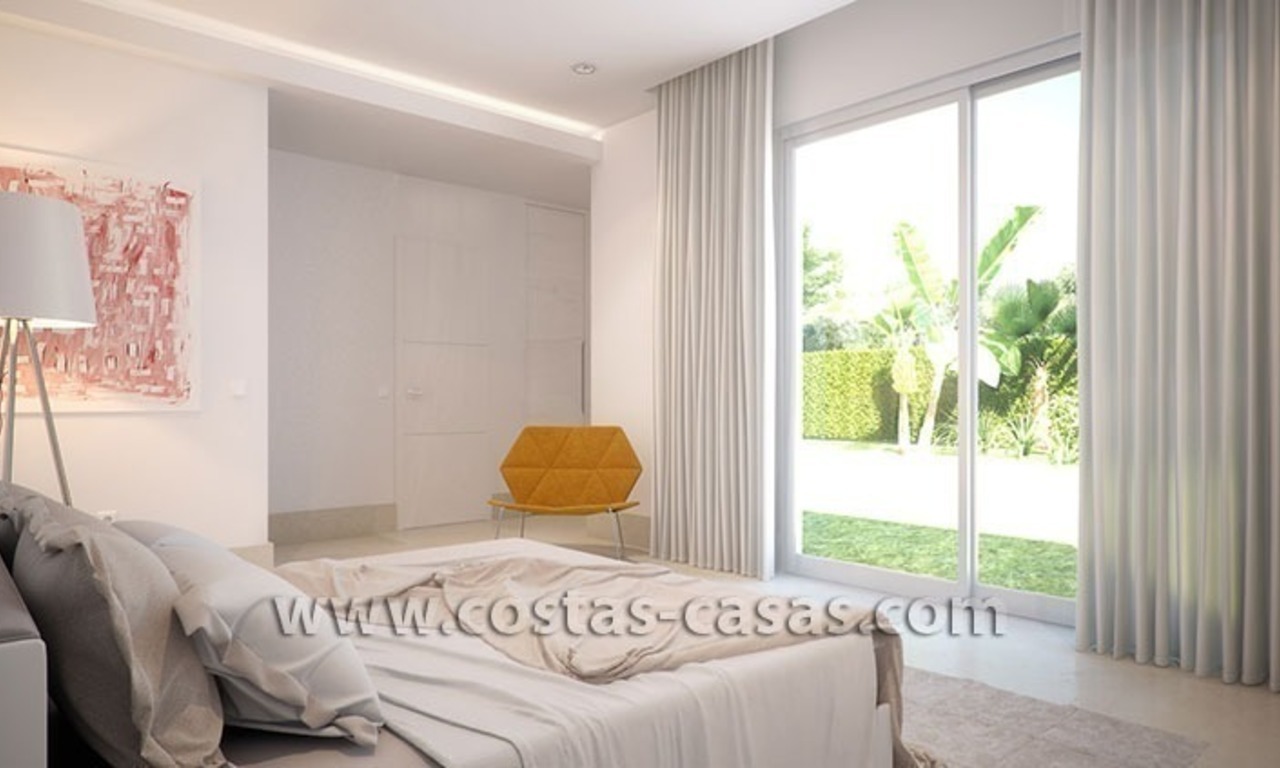 Nieuwe moderne villa te koop met grote terrassen in oost Marbella 6