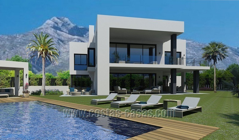 Moderne nieuwbouwvilla te koop op de Golden Mile in Marbella
