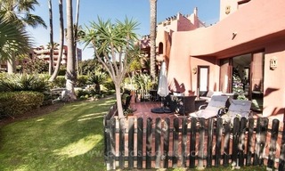 Luxe tuin appartement te koop, eerstelijn strand complex, New Golden Mile, Marbella – Estepona 16