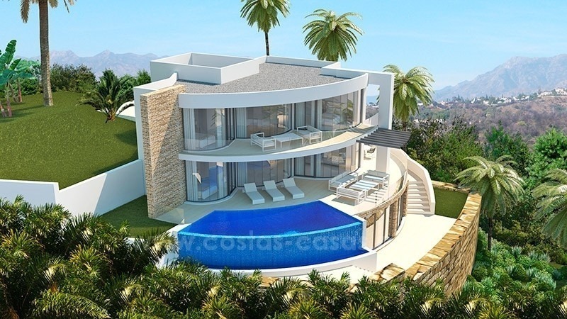 Luxe nieuwe moderne villa te koop in Benahavis - Marbella