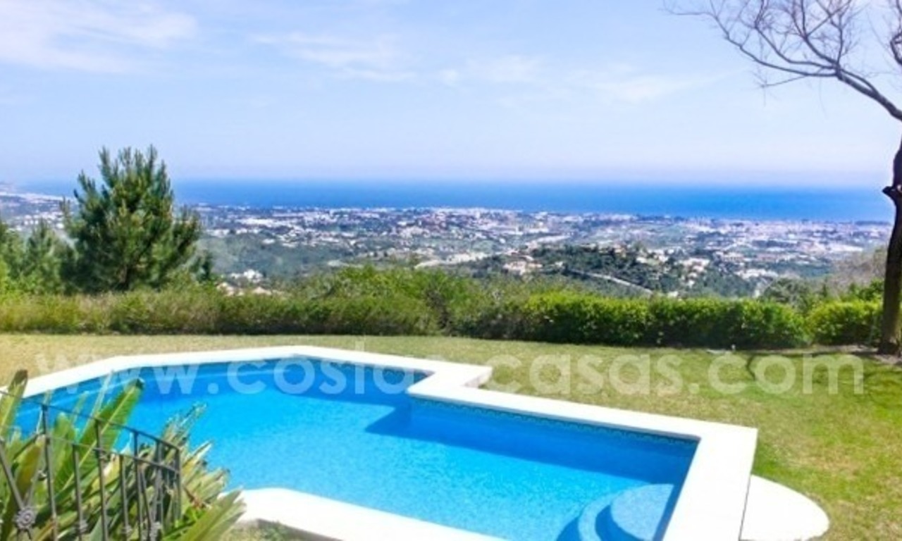Te koop in La Zagaleta te Benahavis – Marbella: Villa met zeezicht 2