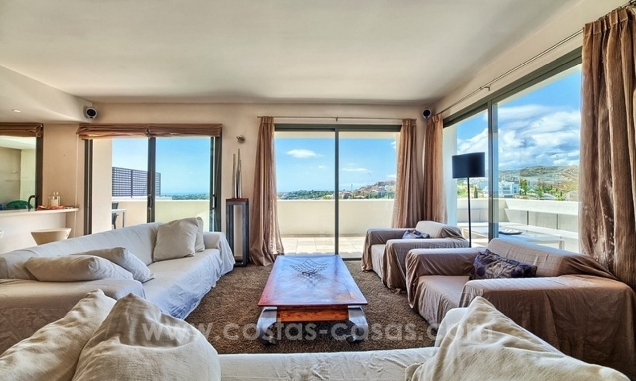 Modern luxe eerstelijn golf penthouse appartement te koop in een vijfsterren golfresort in Benahavis – Marbella 10