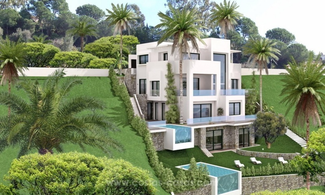 Nagelnieuwe moderne villa te koop in oost Marbella 5