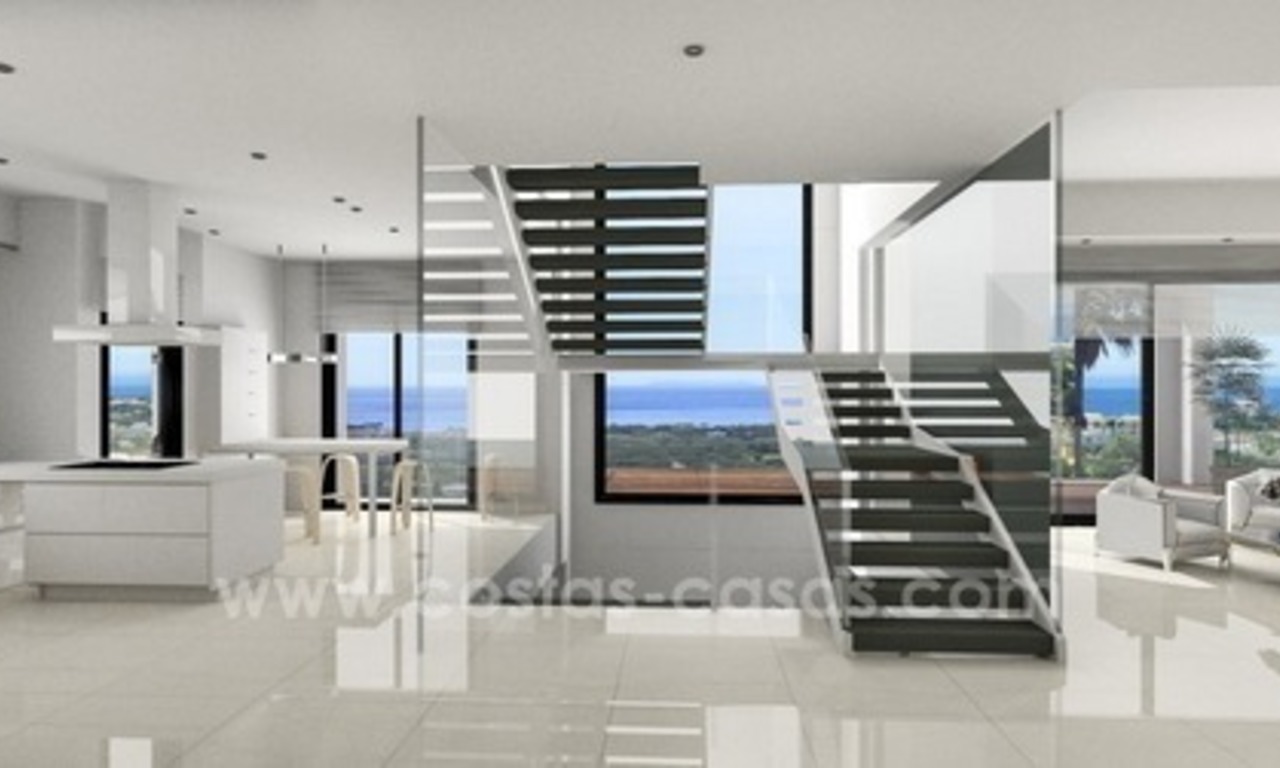 Nagelnieuwe moderne villa te koop in oost Marbella 1