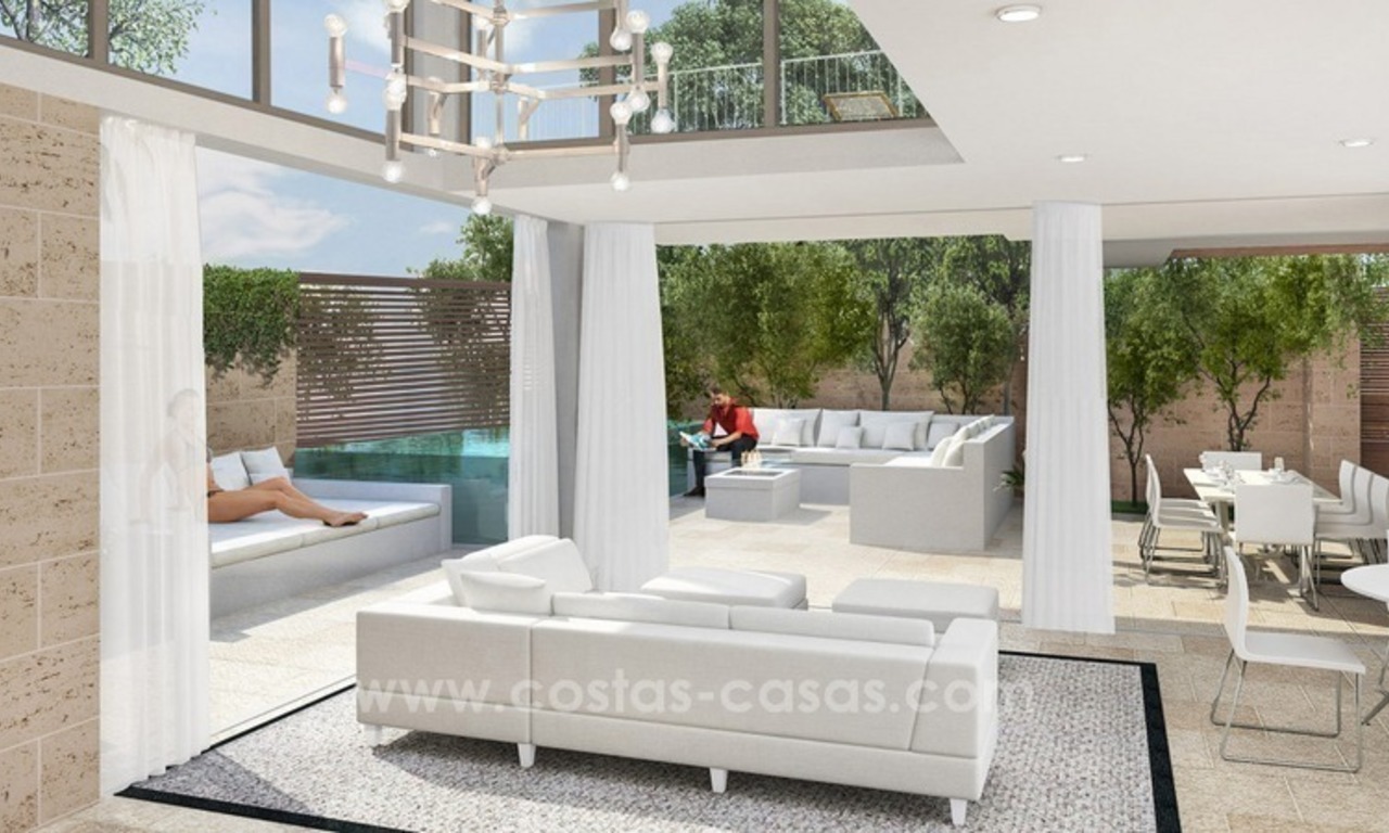 Nieuwe luxe moderne appartementen en villa´s te koop in Mijas, Costa del Sol 11