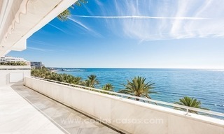 Exclusief upmarket eerstelijn strand appartement te koop in Marbella centrum 1