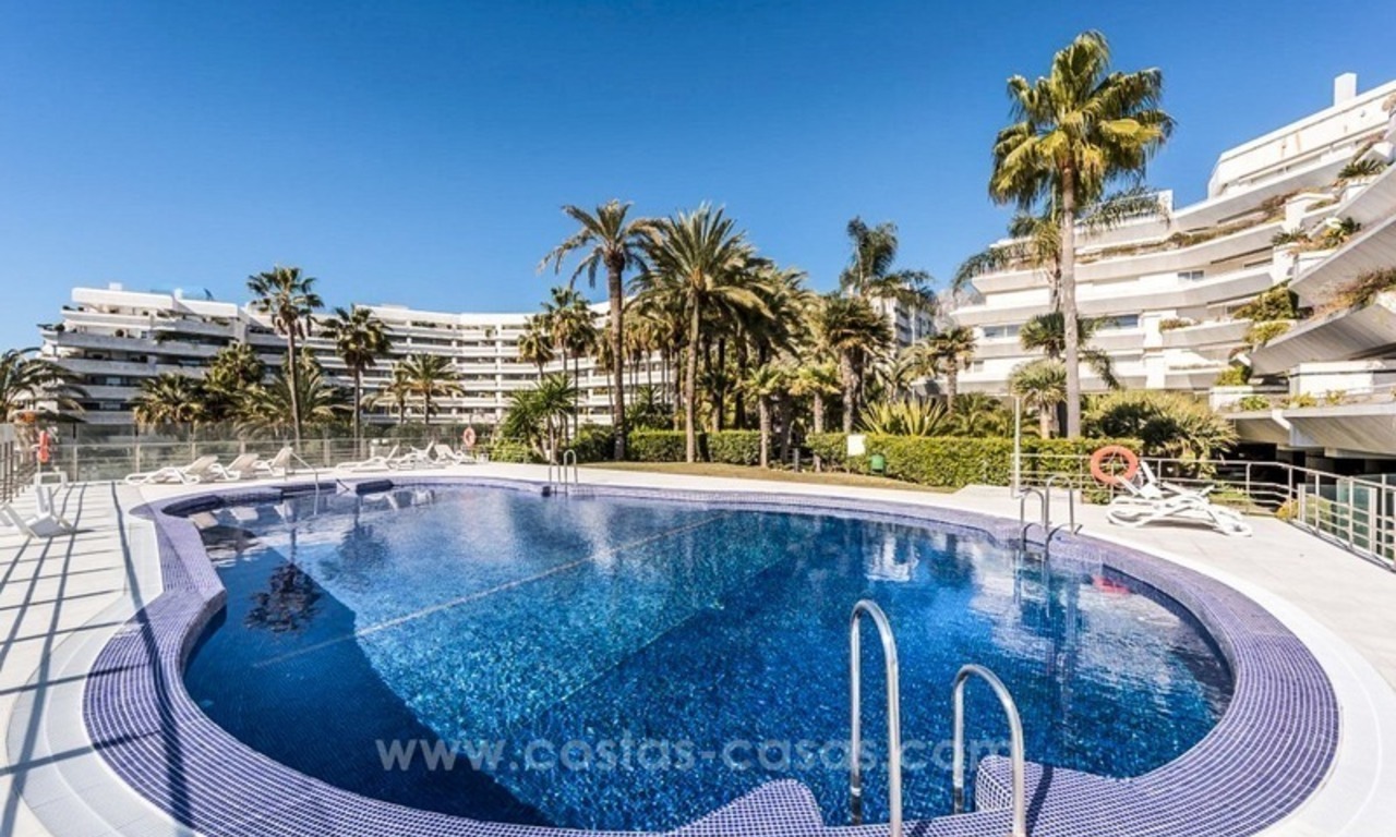Exclusief upmarket eerstelijn strand appartement te koop in Marbella centrum 5