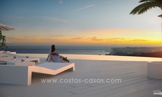 Nieuwe moderne luxe penthouses en appartementen te koop in Benalmadena, Costa del Sol 1