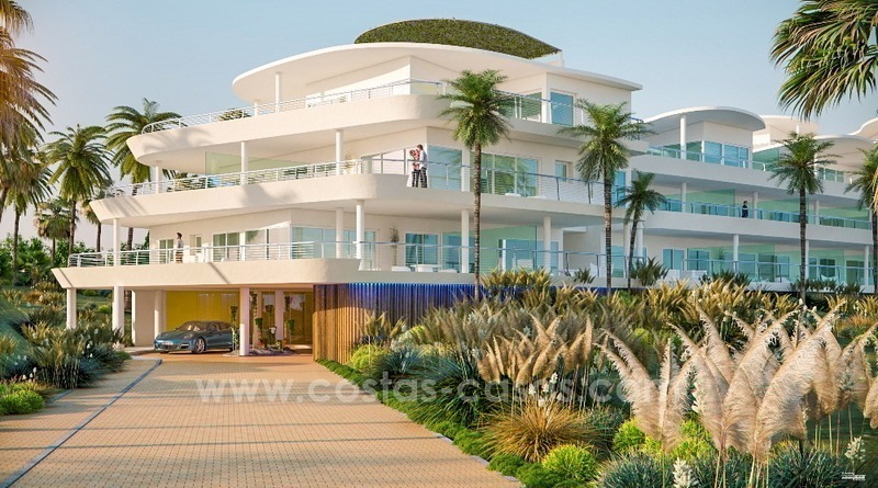 Nieuwe moderne luxe penthouses en appartementen te koop in Benalmadena, Costa del Sol