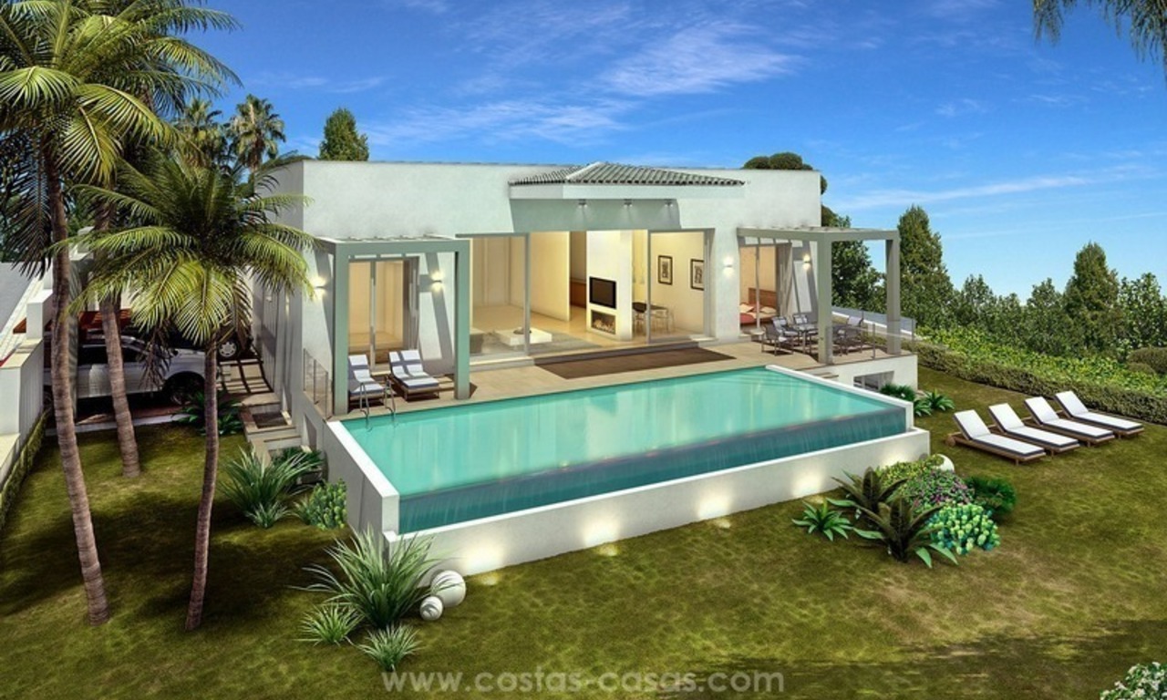 Nieuwe moderne luxe villa te koop in Nueva Andalucia, Marbella 1
