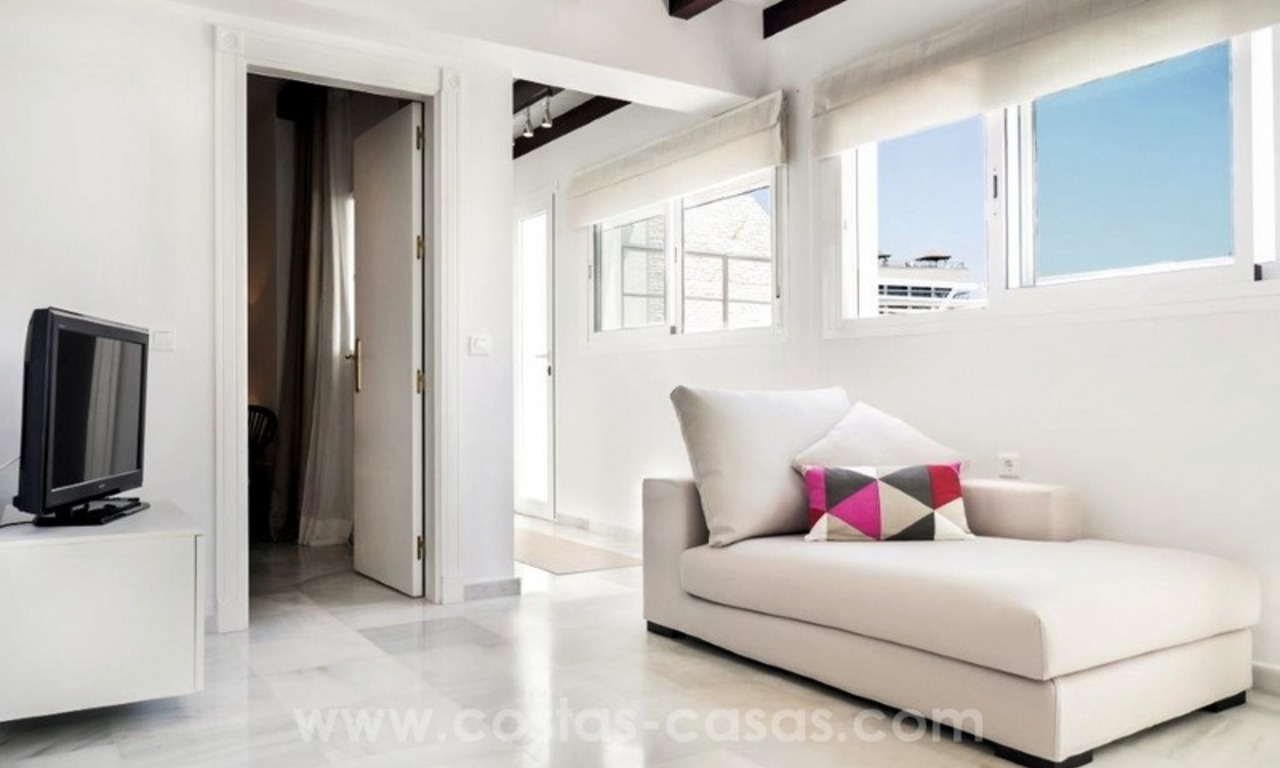 Luxe penthouse appartement te koop, eerstelijn strand op de Golden Mile, Marbella centrum 6