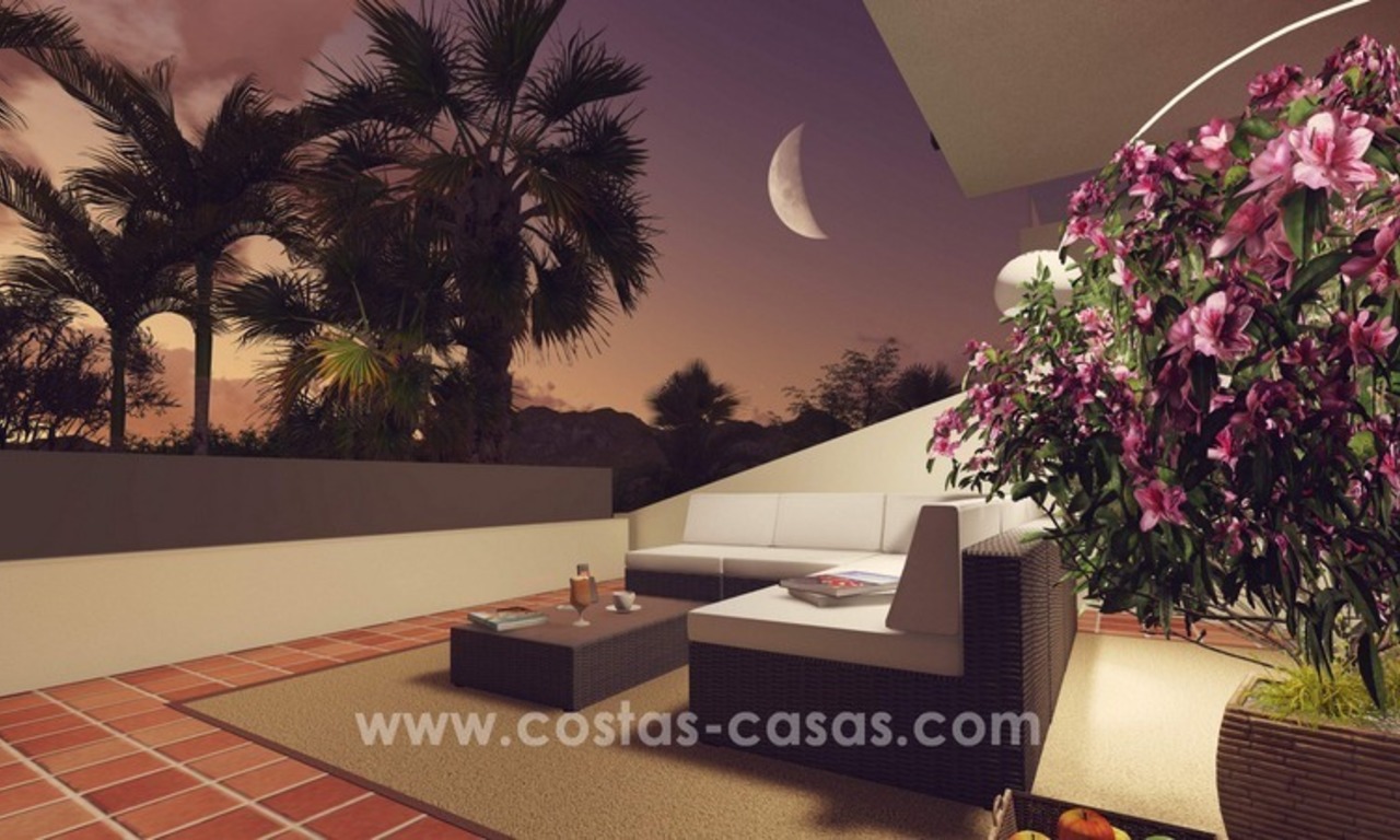 Nieuwe moderne appartementen en penthouses te koop, New Golden Mile, Marbella – Estepona 19
