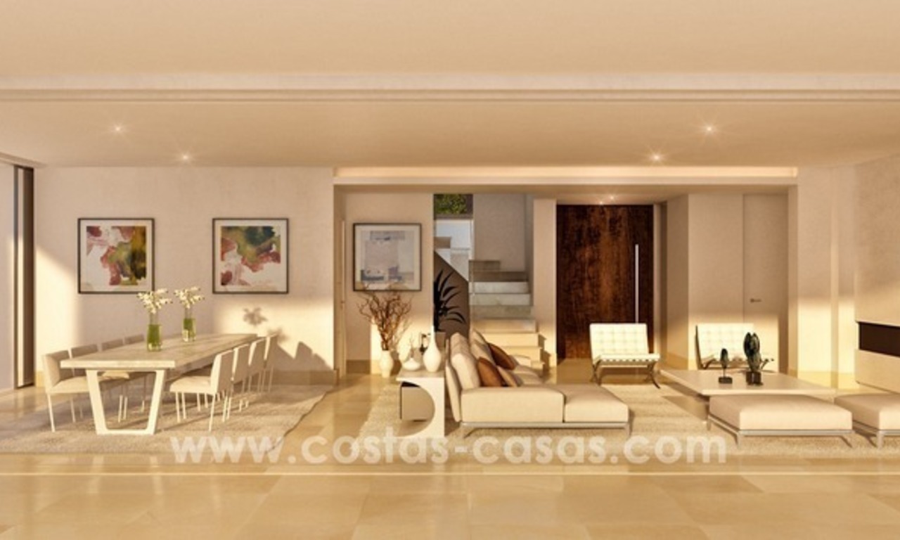 Nieuwe luxe Moderne Nieuwe villa´s te koop in oost Marbella 4
