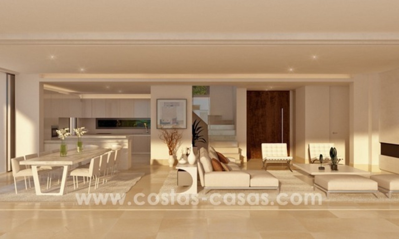 Nieuwe luxe Moderne Nieuwe villa´s te koop in oost Marbella 7