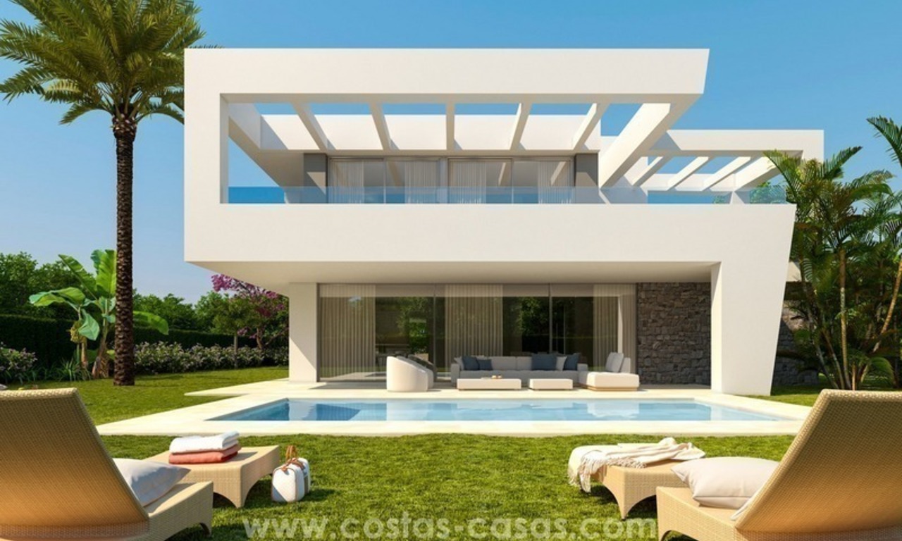 Nieuwe luxe Moderne Nieuwe villa´s te koop in oost Marbella 2