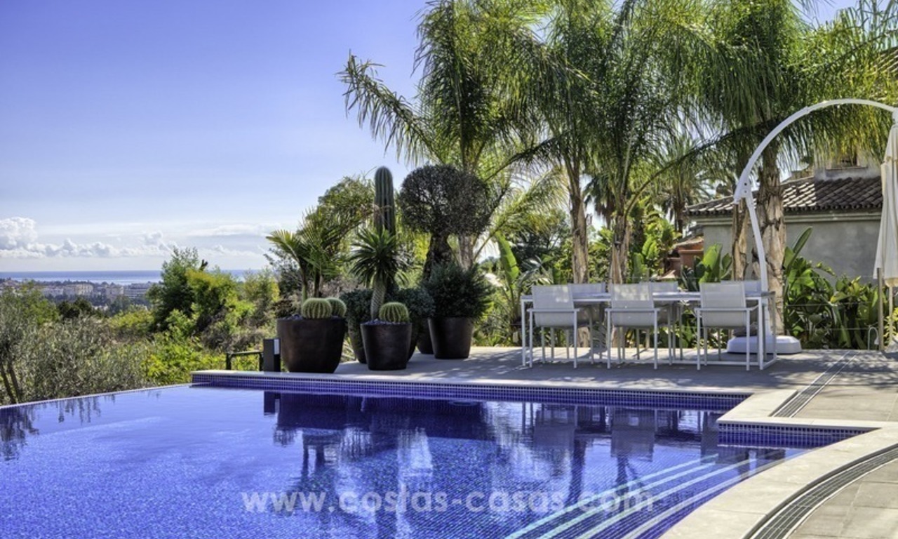 Moderne villa te koop in Nueva Andalucia met prachtig uitzicht in Marbella 8