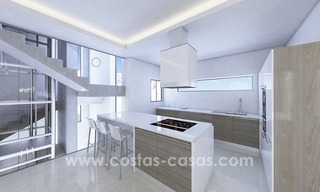 Nieuwe moderne villa te koop aan de golfbaan in Nueva Andalucia, Marbella 9