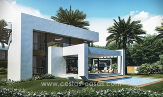 Nieuwe moderne villa´s in aanbouw te koop in Marbella – Benahavis 2