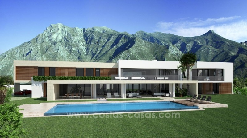 Nieuwe ultra moderne villa te koop op de Golden Mile in Sierra Blanca te Marbella