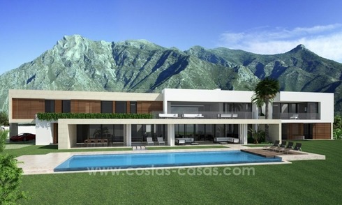 Nieuwe ultra moderne villa te koop op de Golden Mile in Sierra Blanca te Marbella 